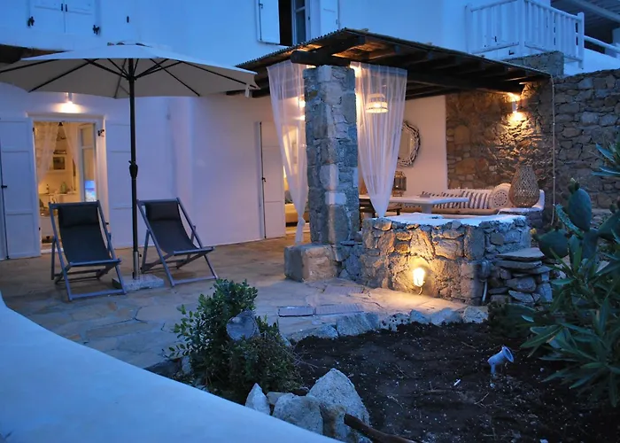 Blue Island Maisonette With Sharing Pool Сasa de vacaciones Mykonos Town